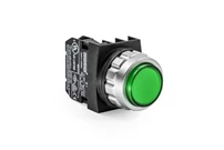 H Series Plastic 1NO Spring Extended Green 30 mm Control Unit